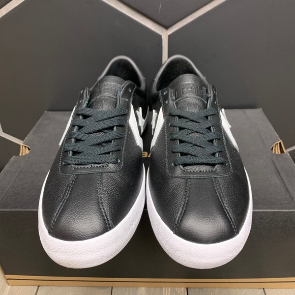 Mens Converse Breakpoint Leather Ox Black White - Picture 3 of 5